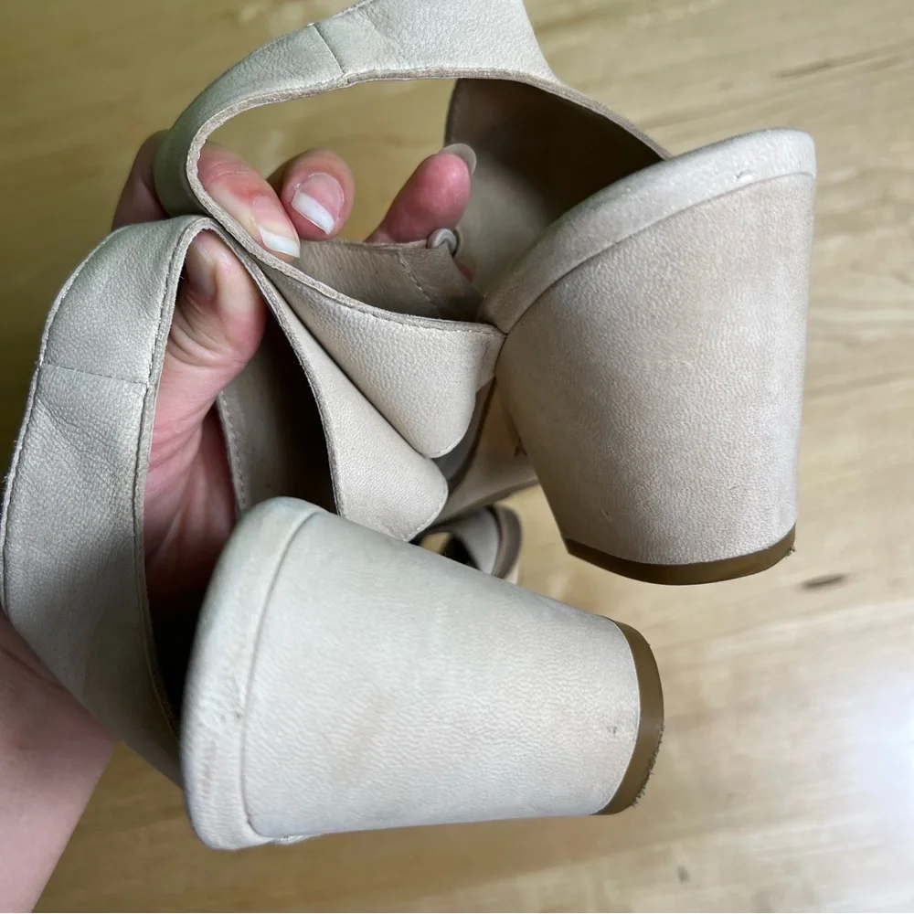Eileen Fisher doe Open Toe Casual Ankle Strap Sandals size 7.5